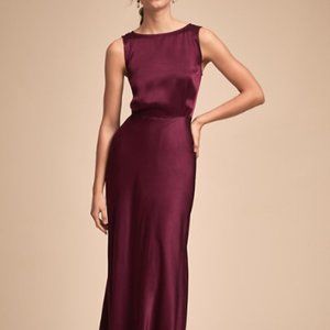 BHLDN Ghost London Alexia Dress, Black Cherry - Size M, never worn